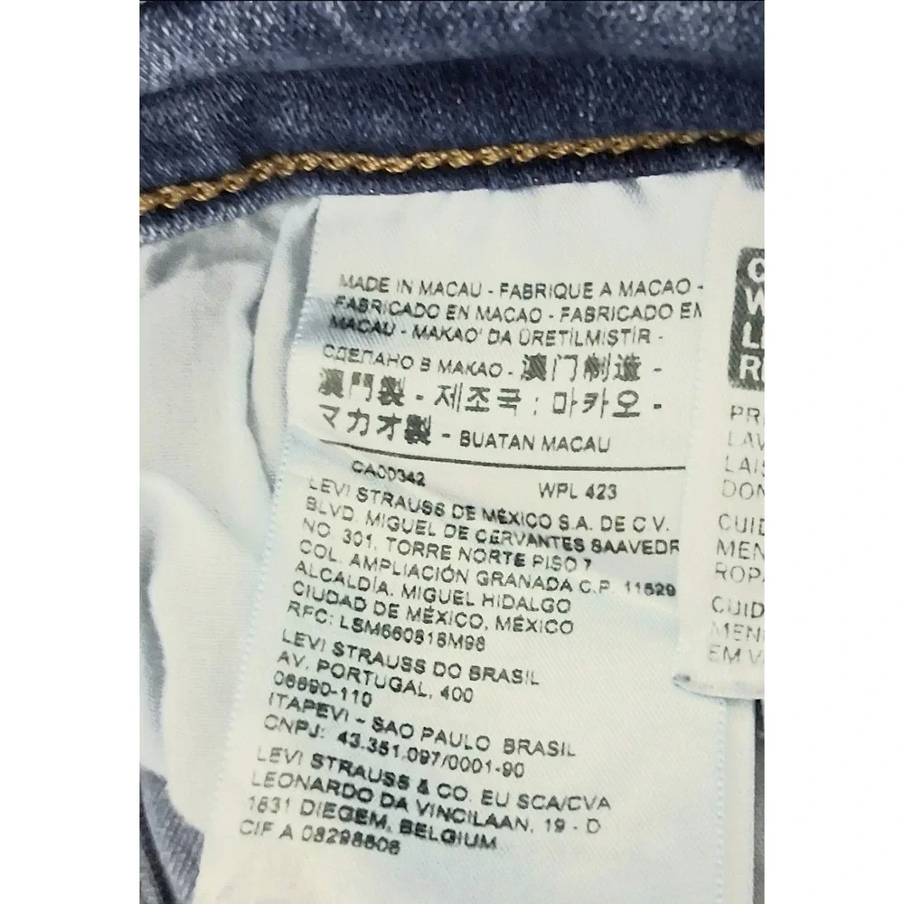 Levi's 725 Jeans Women's Size 32 High-Rise Bootcut Med Wash Pockets Preowned